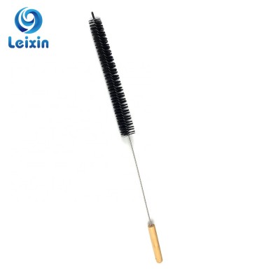 Pipe cleaning brush Wood handle washer and dryer pipe brush inner wall pipe hair dirt cleaning brush