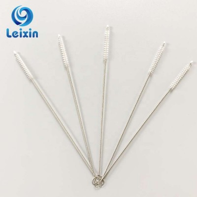 Nylon Straw Cleaning Brush Food Grade Stainless Steel Cleaning Straw Brush durable brush