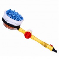 Plastic Water Brush for Car with White Bristle 360 Spinning Home Product